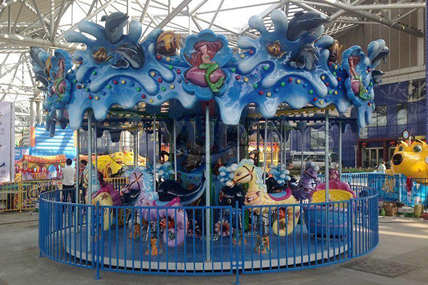 16 seat small ocean carousel ride for amusement park