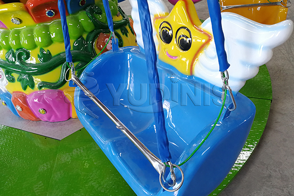 design of the carnival park kids flying chair