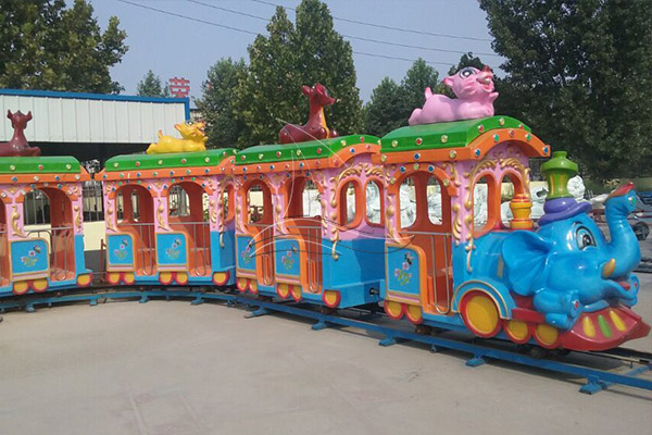 elephant themed kids carnival train ride